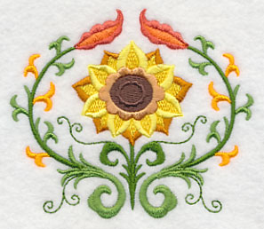 Suzani Fall Sunflower