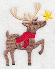 Reindeer with Star