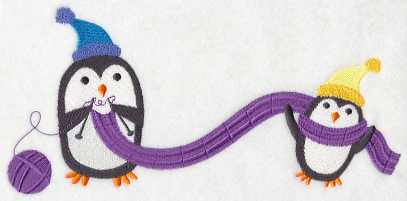 Knitting with Penguins