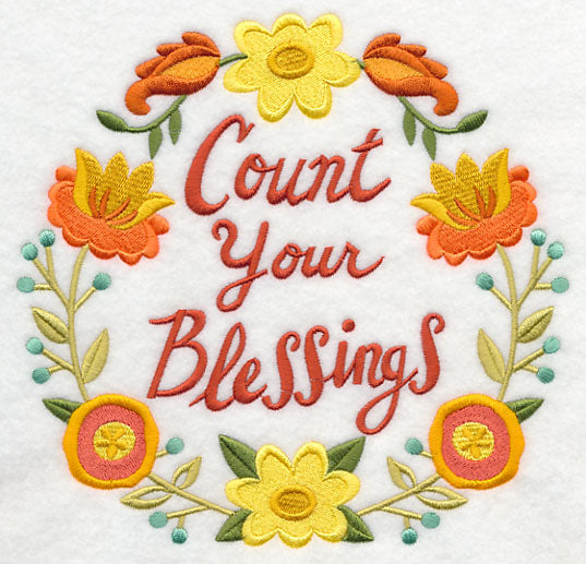 Count Your Blessings Wreath