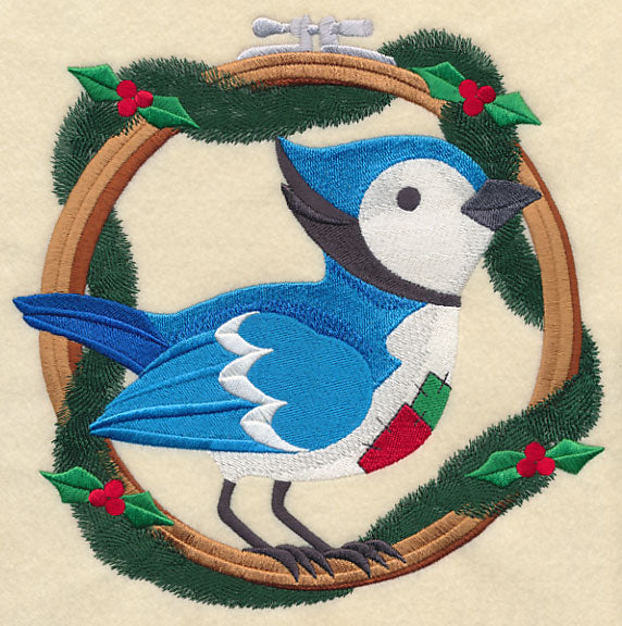 Hoop It Up Christmas Bluejay