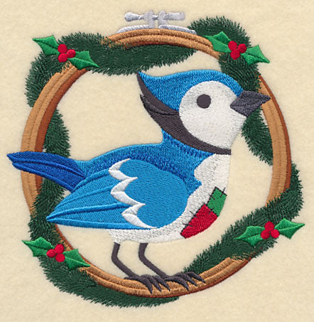 Hoop It Up Christmas Bluejay