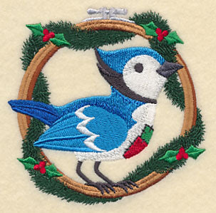 Hoop It Up Christmas Bluejay