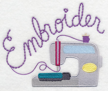 Embroider and Machine