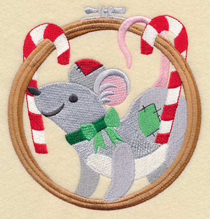 Hoop It Up Christmas Mouse