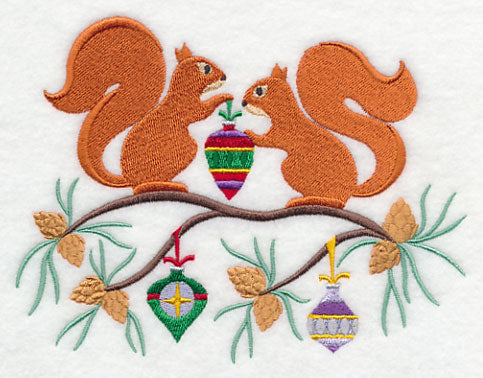Deck the Halls with Christmas Squirrels