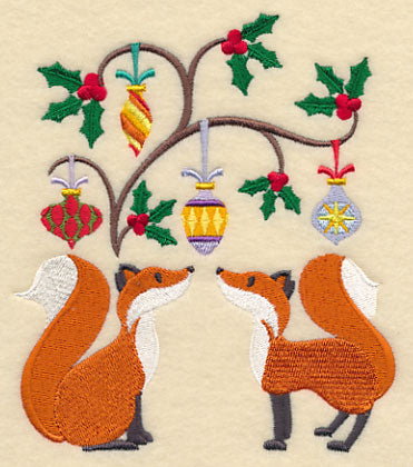 Deck the Halls with Christmas Foxes