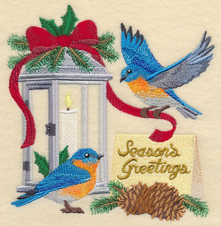 Bluebirds Give Season's Greetings
