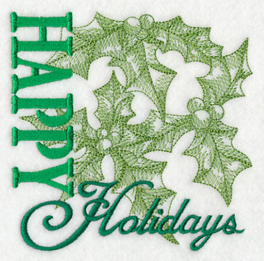 Happy Holidays Square