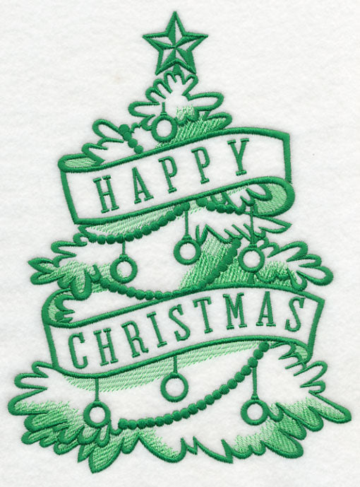 Happy Christmas and Tree