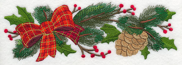 Pining for Christmas Border