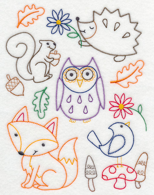 Autumn in the Woods (Vintage)