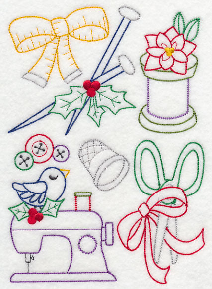 Crafty Christmas Collage (Vintage)
