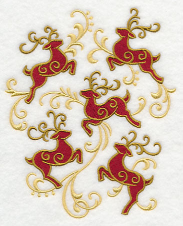 Reindeer Frolic Collage