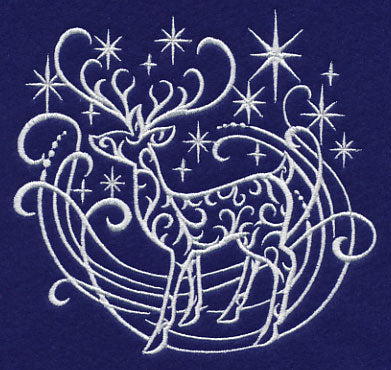 White Christmas Reindeer