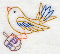 Dreidel in Flight 5 (Vintage)