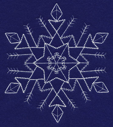 White Christmas Snowflake Ice