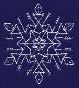 White Christmas Snowflake Ice