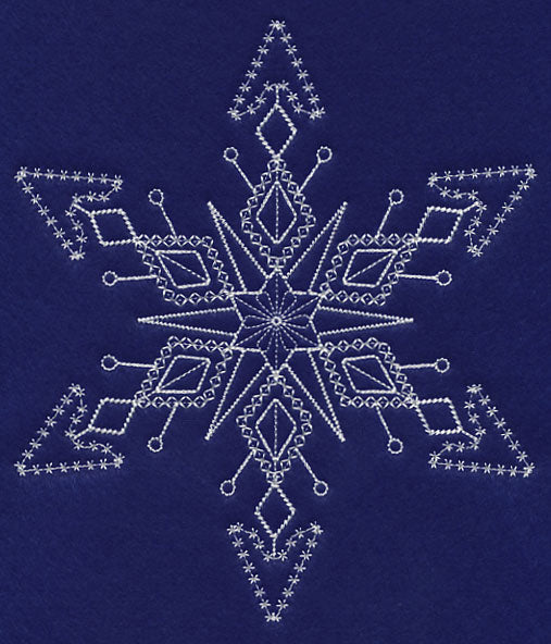 White Christmas Snowflake Frost