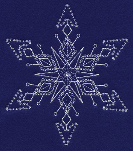 White Christmas Snowflake Frost