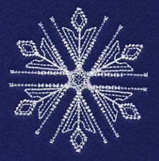 White Christmas Snowflake Sparkle