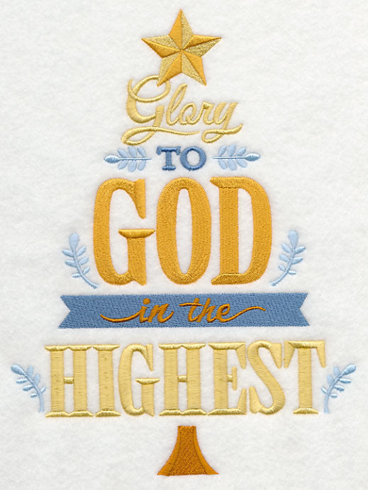 Glory to God Christmas Tree