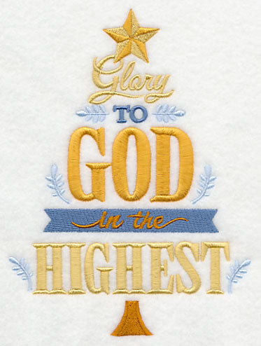 Glory to God Christmas Tree