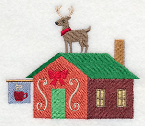 Cozy Christmas Village Cocoa Shop