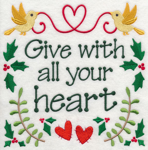 Give With All Your Heart