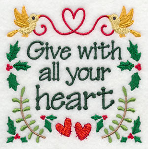 Give With All Your Heart