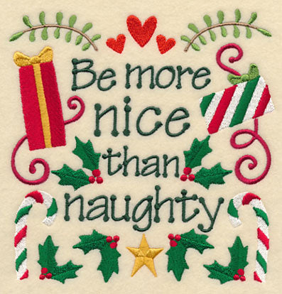 Be More Nice Than Naughty