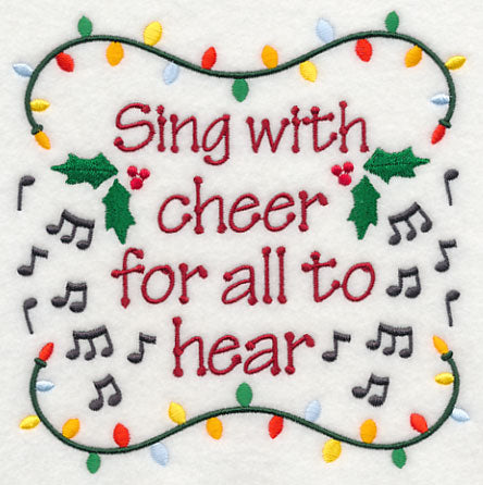 Sing With Cheer for All to Hear Lights