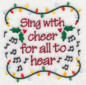 Sing With Cheer for All to Hear Lights