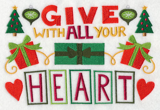 Give With All Your Heart