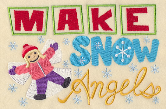 Make Snow Angels Girl