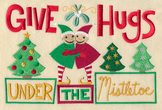 Give Hugs Under the Mistletoe