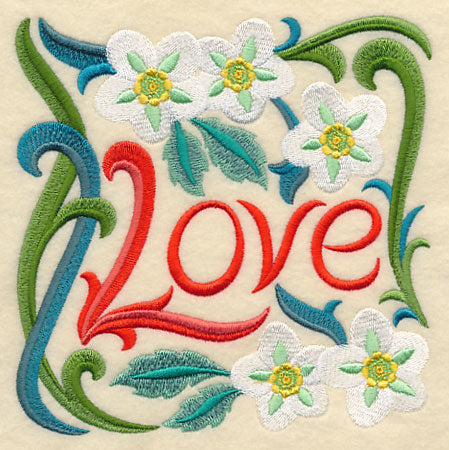 Art Nouveau Love with Lenten Rose