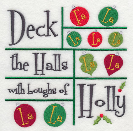 Deck the Halls with Boughs of Holly