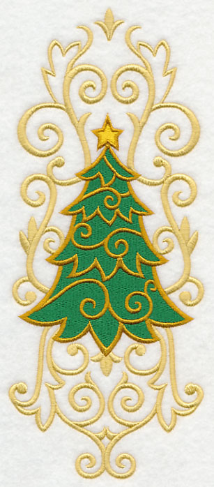 O Christmas Tree in Filigree Spray