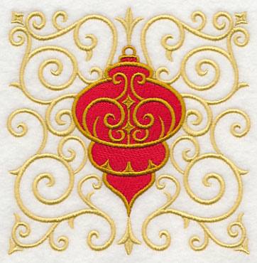 Antique Ornament in Filigree Square