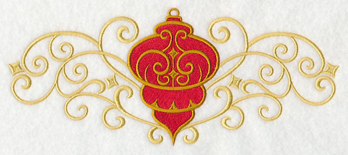 Antique Ornament in Filigree Border