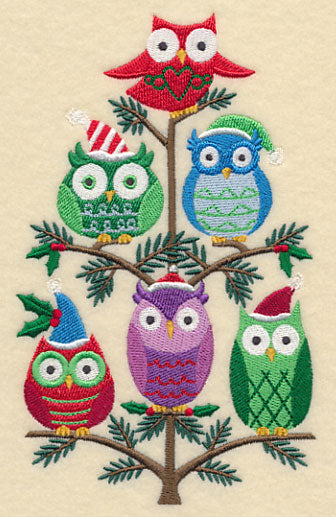 Owl Be Home for Christmas Tree