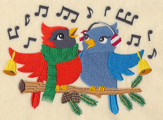 Caroling Christmas Birds