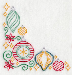 Merry and Bright Ornament Corner