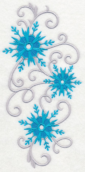 Frosty Filigree Snowflake Spray