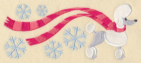 Wrapped Up in Winter Poodle