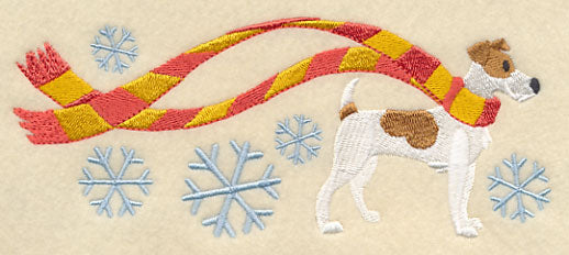 Wrapped Up in Winter Jack Russell Terrier