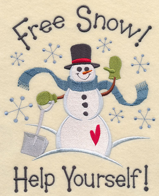 Free Snow - Help Yourself Snowman