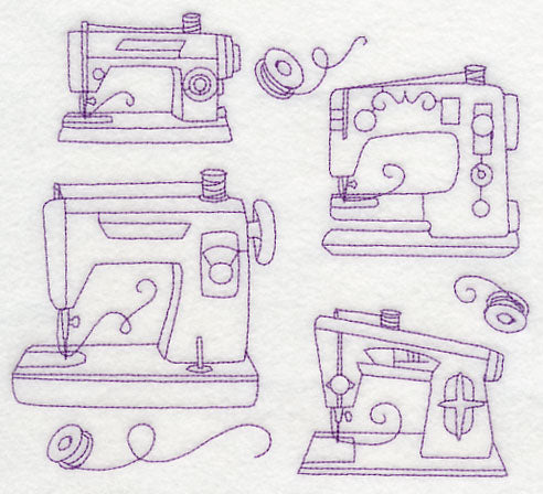 Make It Sew Medley (Redwork)