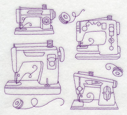 Make It Sew Medley (Redwork)